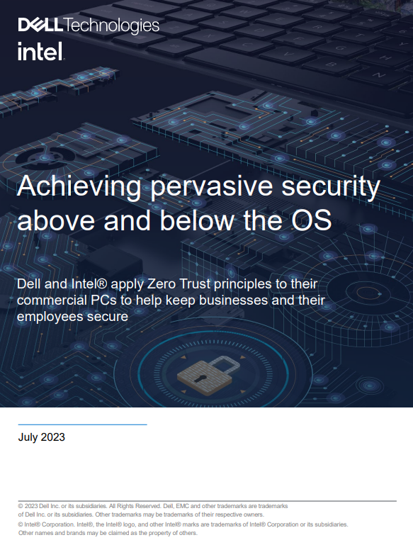 Achieving pervasive security above and below the OS