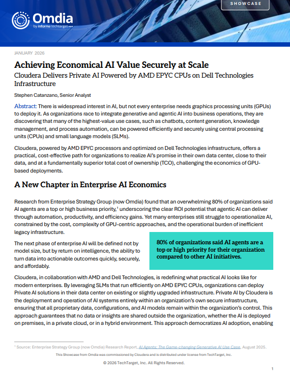 Achieving Economical AI Value Securely at Scale