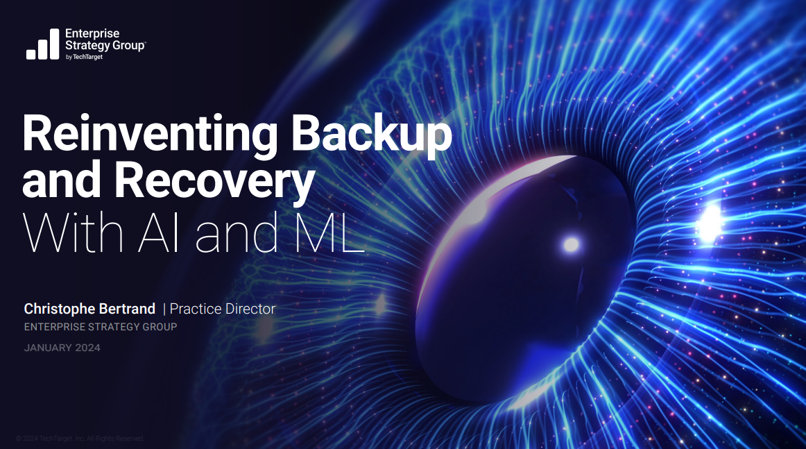 AI and ML in Backup & Recovery