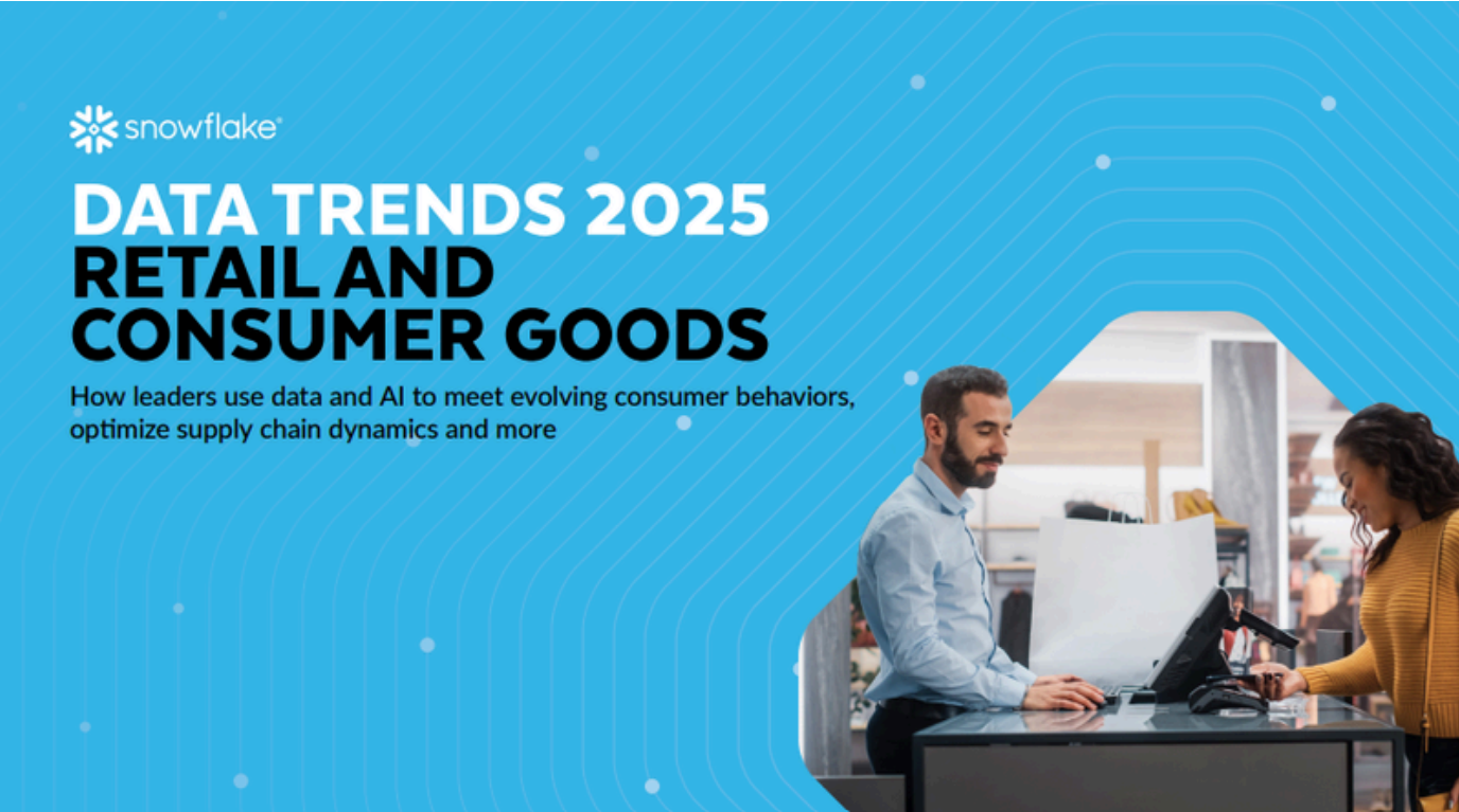 Data Trends 2025: Retail and Consumer Goods