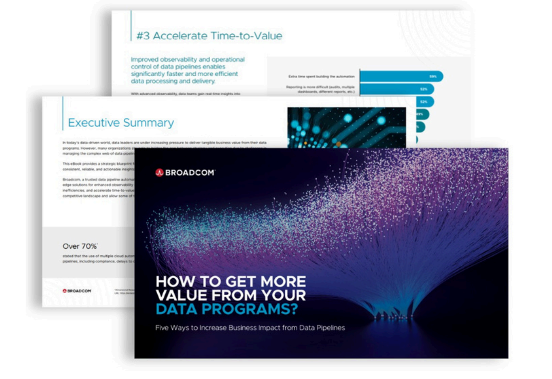 Five Ways to Increase Business Impact from Data Pipelines ebook