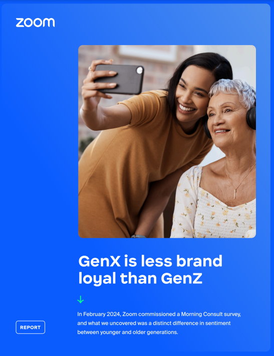 GenX is less brand loyal than GenZ