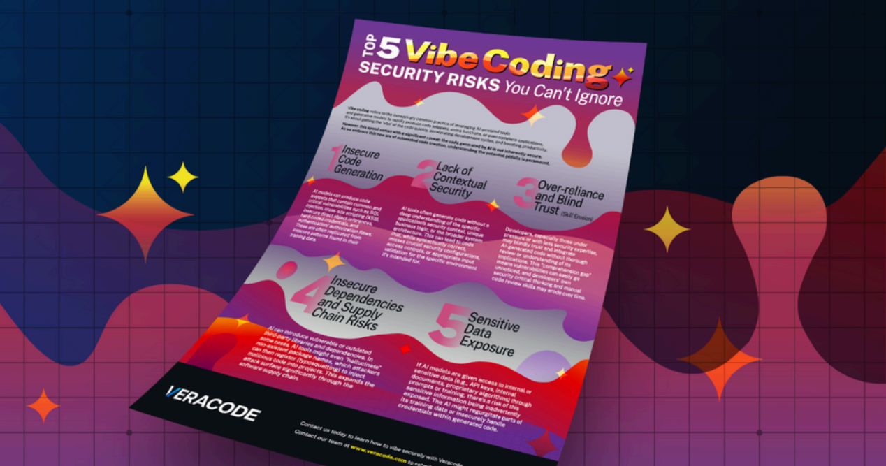 Top 5 Vibe Coding Risks Infographic